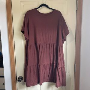 Old navy tiered tshirt dress plus size 3X